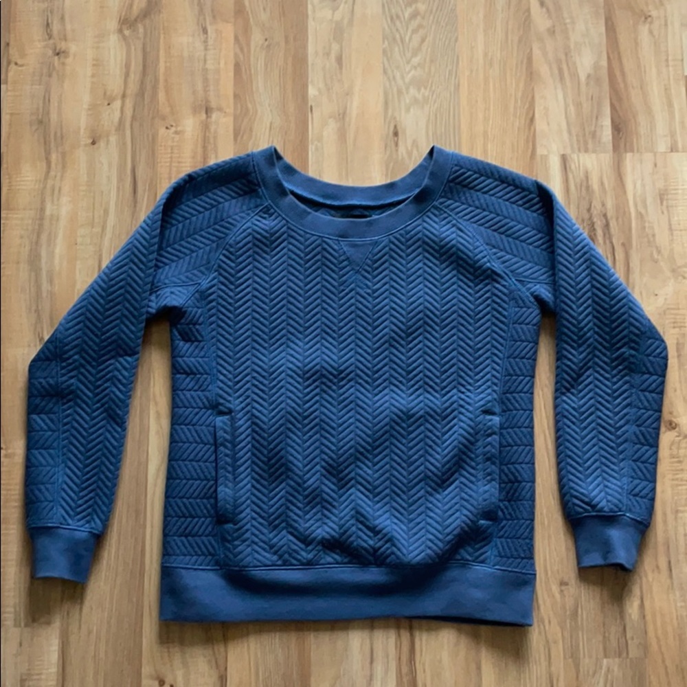 Prana Herringbone Crew Sweater